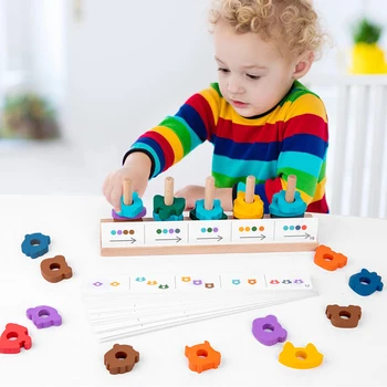 Ujemanje Igrača Izobraževalne Oblike Ujemanje Barve Priznanje Sacking Igre Klasične Igrače Za Učenje In Izobraževanje Puzzle Igrača Otroci Darilo