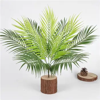 Umetne Vejice Rastline Plastičnih Tropsko Drevo Palme, Listi, Veje, Doma Vrt Dekoracijo Fotografija, Poročni Listi Dekor