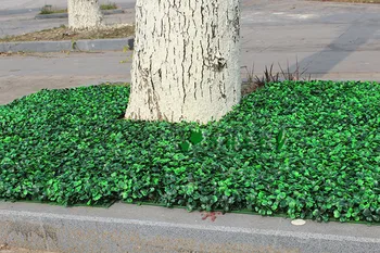 Umetni vrt varovanje zelenih rastlin 25X25cm ponaredek rastline zasebnosti ograje listje za poročno dekoracijo 100 kozarcev/kos
