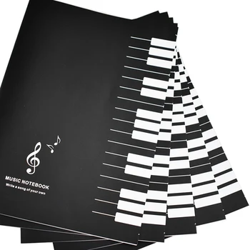Univerzalni B5 Stave Klavir, Kitaro Rezultat Glasbe Knjiga Trgovina Poučevanja z vajami 32P Beležnica Multi-Funkcijo Urnik Skicirko