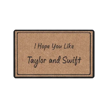 Upam, da Vam je Všeč Taylor In taylor Swift Vhod Talna Obloga Non-slip Preproga Vrata Doma Zunanja Notranja Guma Vrata Mat