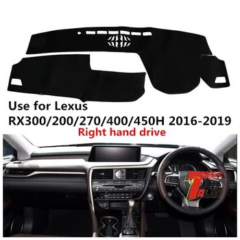 uporabite za Lexus RX300/200/270/400/450H 2016-2016 Desni pogon nadzorna plošča Pokrov Dash Pad Dash Mat Preprogo ANti-UV NON-Slip
