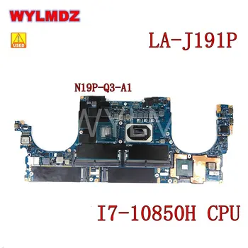 Uporablja LA-J191P i7-10850H CPU N19P-Q3-A1 GPU Prenosni računalnik z Matično ploščo Za Dell PRECISION 15 5550 Mainboard Test OK