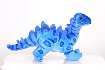 velika 40x25cm risanka dinozaver modra Stegosaurus plišastih igrač lutka Božično darilo b0157
