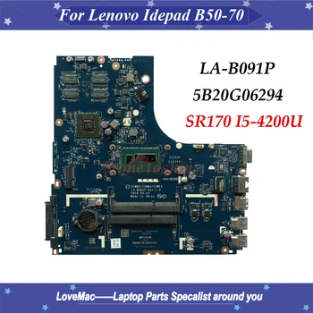 Visoka kakovost Pravega LA-B091P za Lenovo Ideapad B50-70 Prenosni računalnik z Matično ploščo FRU:5B20G06294 SR170 I5-4200U 1GB DDR3L Popolnoma Testirane