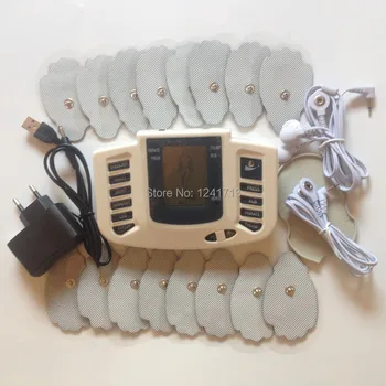 Vroče novih JR-309 Električni Stimulator za Celotno Telo, se Sprostite Mišice Terapija Massager,Utrip deset Akupunktura +16 blazine+NAPAJALNIK USB