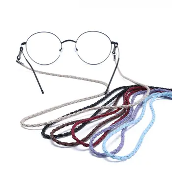 Vroče Prodaje 1PC Pisane Usnje Očala Verige Vratu Traku Niz Vrv Trak Eyeglass Kabel Nastavljiv Očala Imetnik Visoke Kakovosti