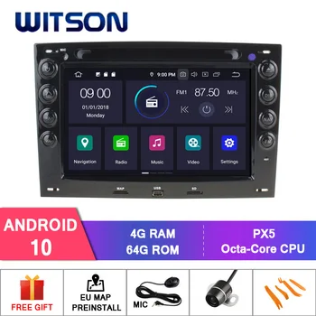 WITSON Android 10.0 IPS Zaslon visoke LOČLJIVOSTI Za RENAULT MEGANE 2003-2008 Multimedijski Predvajalnik, Avto 4GB RAM+64GB Auto Radio, GPS Navigacija DVD