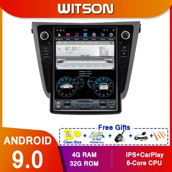 WITSON Tesla Slog Navpično Zaslon Android 9.0 Za NISSAN X-Trail 2014 - 2019 Avto Radio Automotivo Multimedijski Predvajalnik Navigacija