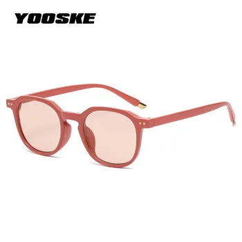 YOOSKE Retro Kvadratnih sončna Očala Ženske 2021 Moda Riž Nohtov sončna Očala za Moške, Ženske Letnik ins Slog Očala UV400 Očala