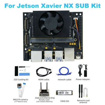 Za Jetson Xavier NX Razvijalec Odbor Kit+Kamera 8GB EMMC Različica Umetne Inteligence Python Programiranje(ZDA Vtič)
