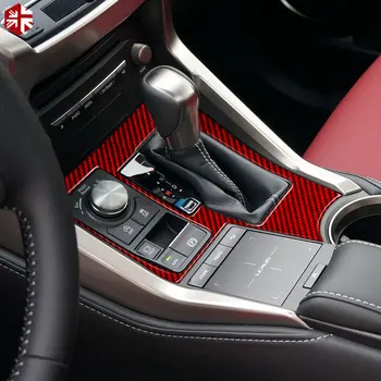 za Lexus NX 2015-2019 Avto Notranje zadeve Ogljikovih Vlaken Prestavna Dotik Slog Plošča Pokrov Trim
