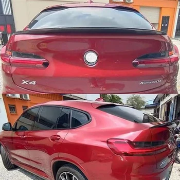 Za NOVEGA BMW X4 G02 Pravi Ogljikovih Vlaken Spojler Pribor Avtomobilski Prtljažnik Zadaj Ustnice Preuredi Rep Krilo Črnega Telesa Kit MP Slog 2019-2022
