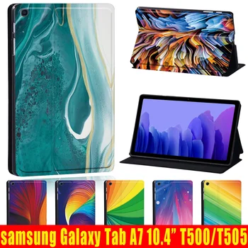 Za Samsung Galaxy Tab A7 10.4 2020 Tablični Primeru, za Galaxy Tab A7 SM-T500 SM-T505 Akvarel Niz Vzorec Tiskanja Kritje Primera