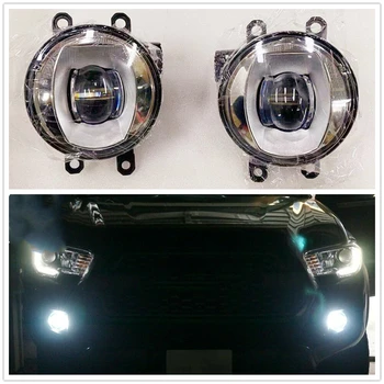 Za Toyota 4Runner RAV4 Highlander 2014-2019 Bele Luči za Meglo Avto Sprednji Odbijač Zraka Vent Vključite Signal za Dnevno Vožnjo Dnevno Svetlobo Kit