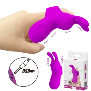 Zajec Prst Klitoris Stimulator Vibrator za G-spot Vibracijska Vagina Stimulator Spolnih Izdelkov Sex Igrače za Ženske Ženski Masturbator