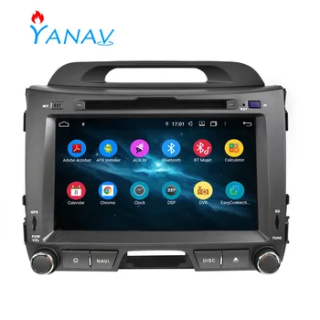 Zaslon na dotik Avto Radio Android 2 DIN Stereo Sprejemnik Za KIA Sportage R 2012 Do leta 2015, GPS Navigacija Auto Multimedijski Predvajalnik DVD-jev