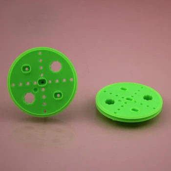 Zelena octagonal škripec plastičnih škripec gradnik škripec tehnologije gradnik, deli igrače in oprema
