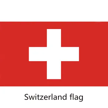 Zjutraj meri Švica zastavo 3 * 5 ft banner poliester zastavo 90x150 cm Švicarsko zastavo white cross check Švicarsko zastavo Švica