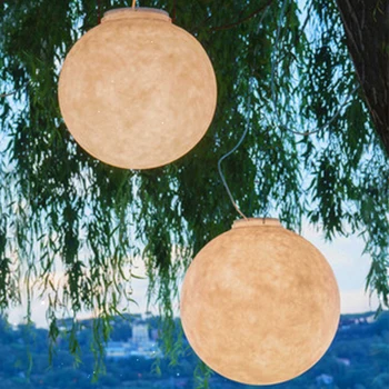 zunanji nepremočljiva lestenec lune lučka luna lučka Dvorišče Vila lučka sferične lučka preprosto dekoracijo na prostem lučka