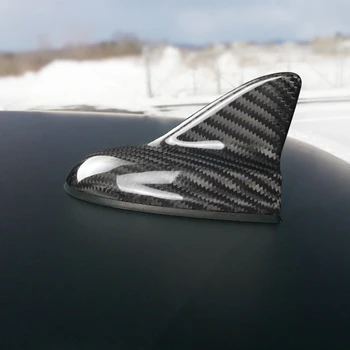 Črna Ogljikovih Vlaken za Dodge Challenger 2015-2020 Dodatki Zunanjost Shark Fin Antena, Pokrov Nalepke Trim Avto Styling