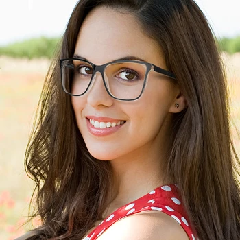 Ženska Moda in ženske Prevelik Kvadratnih Očala Moških Velik Okvir Očala Za Optične Leče z Anti Modra Svetloba Ženska Unisex Očala