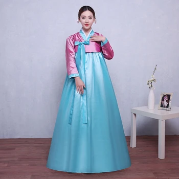 Ženske Hanbok Obleko korejski 10Colors Moda Starih Kostumov Tradicionalne Stranke Azijskih Palace Cosplay Uspešnosti Oblačila