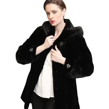 Ženske, pravi mink plašči ženski mink krzno plašč resnično dolgo krzno plašč dame pozimi oblačila oversize 6xl 5xl 7xl natura fur coats