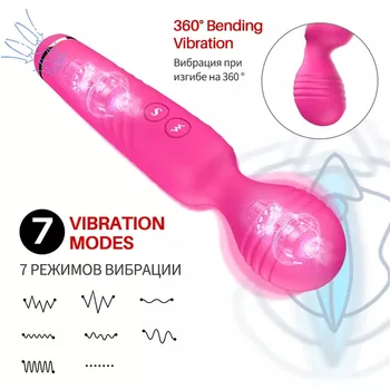 Ženski Čarobno Palico AV Vibrator Sesanju Vibrator za Klitoris Stimulator Nastavek Massager Sex Igrača Za Ženske
